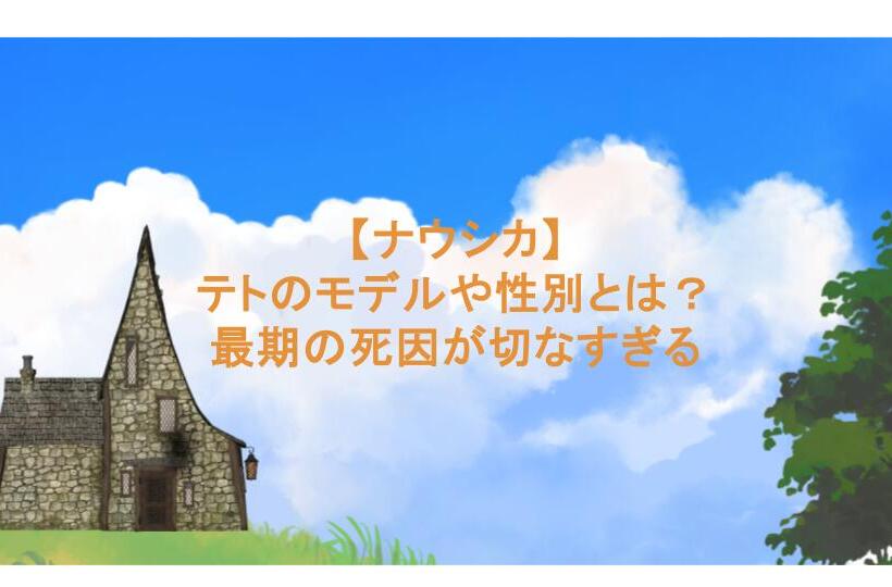 【ナウシカ】テトのモデルや性別とは?最期の死因が切なすぎる